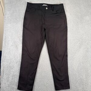 32 Degrees Cool Pants Mens 34 (fit 36x29)‎ Black Performance Stretch Golf